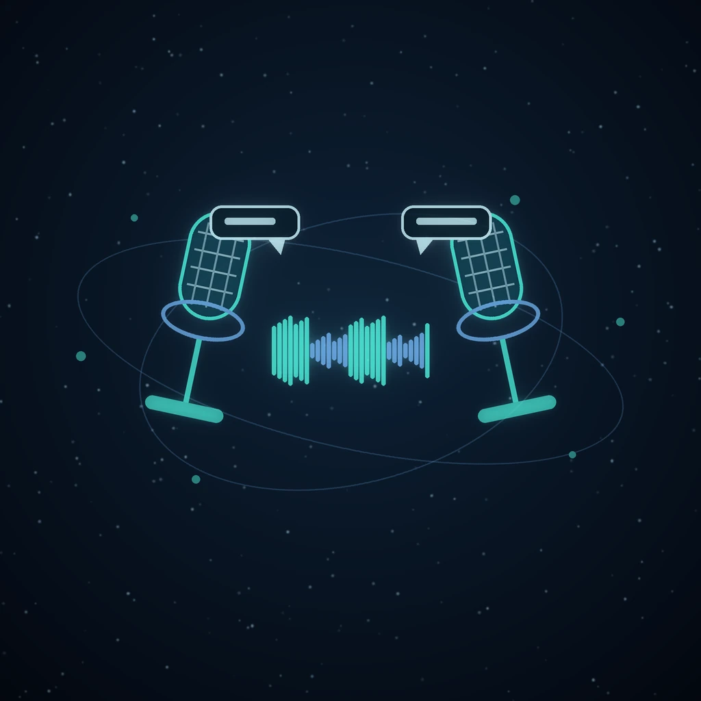 Two AI hosts, one topic: a podcast from your own notes
