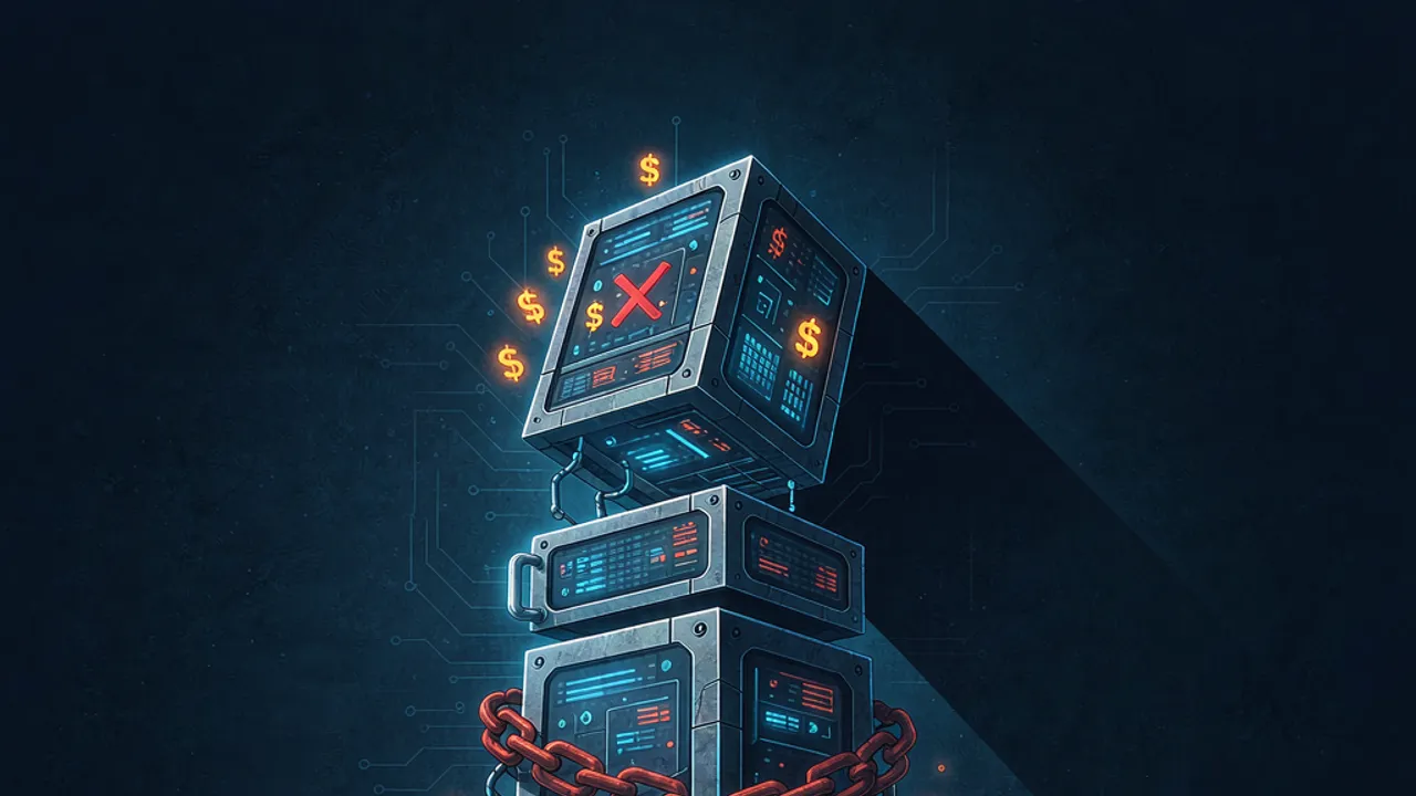 Illustration for the news story: CoreWeave's Distressed Debt Sparks AI Industry Credit Concerns
