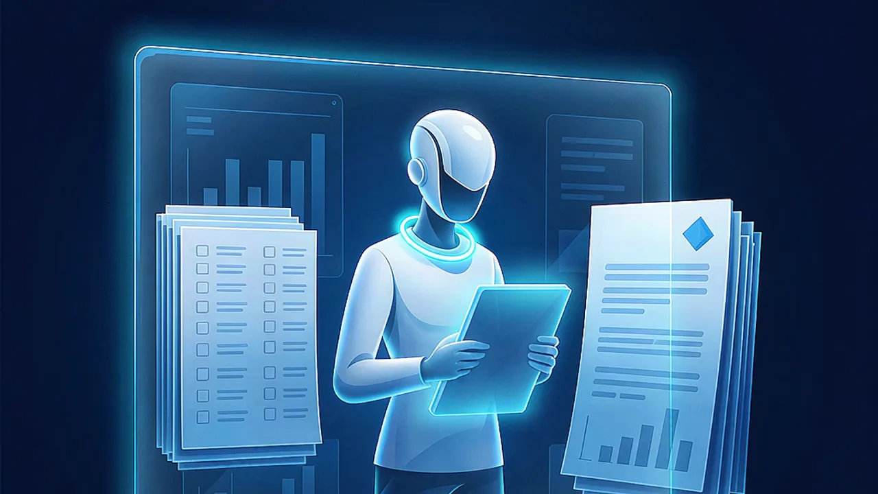Illustration for the news story: FilingLoop Benchmark Shows Self‑Evolving LLM Agents Improve SEC Filing Review