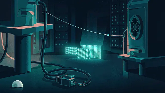 Illustration for the news story: OpenAI now trains frontier models without internet access