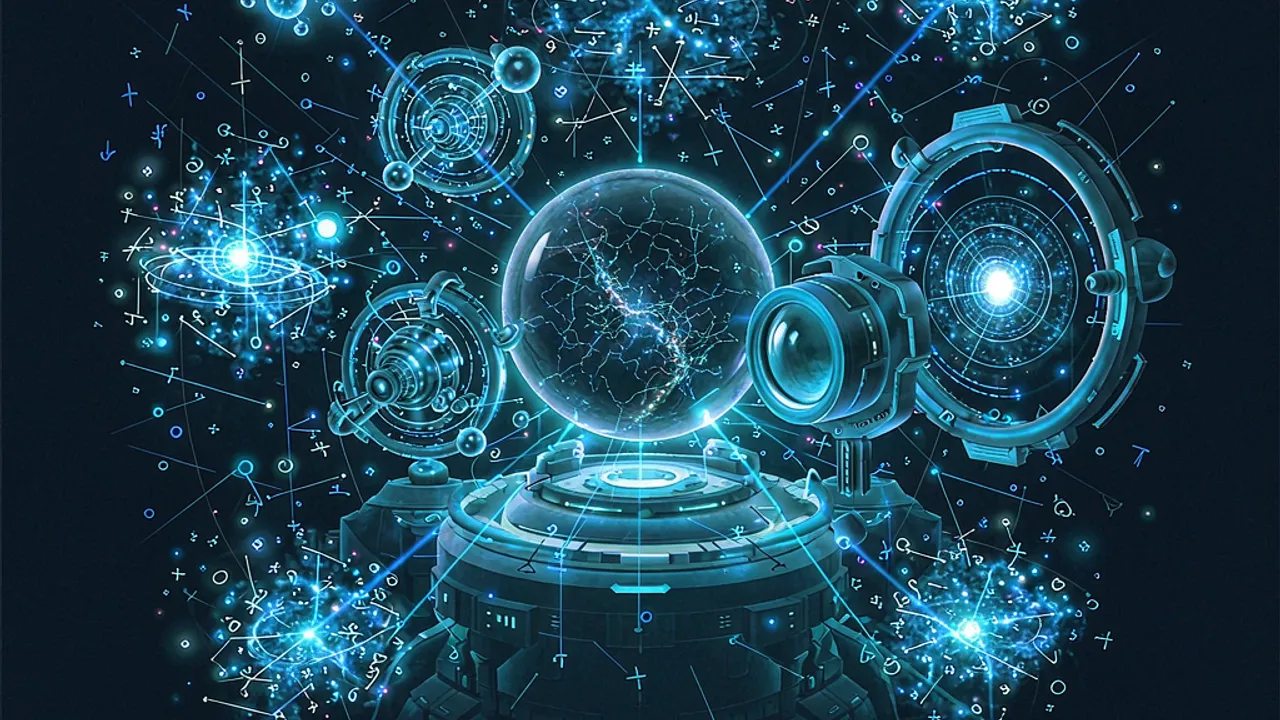 Illustration for the news story: OpenAI unveils AI breakthroughs in math, CS, physics with scholar review