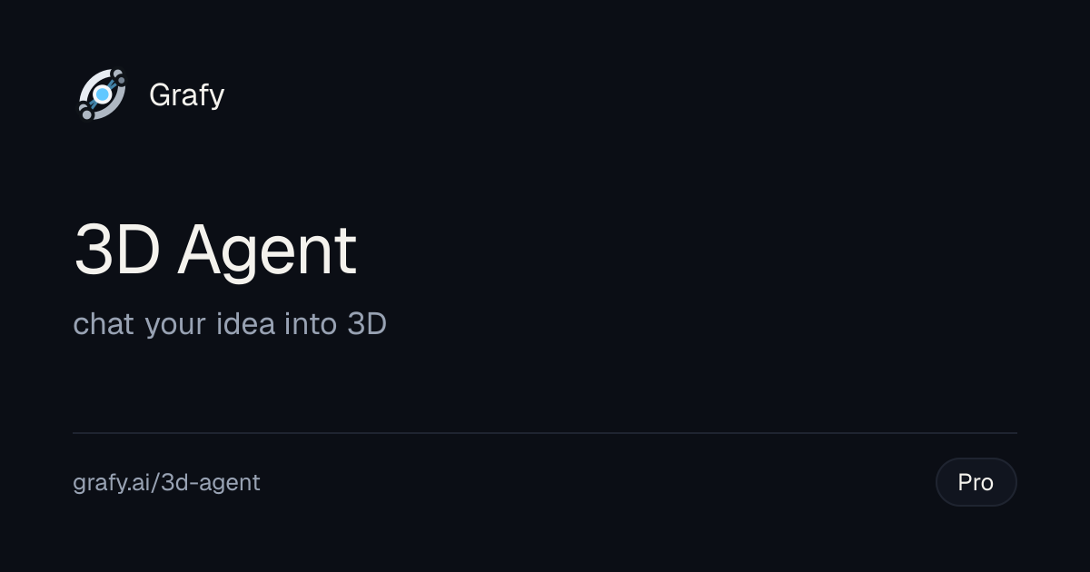 3D Agent on Grafy