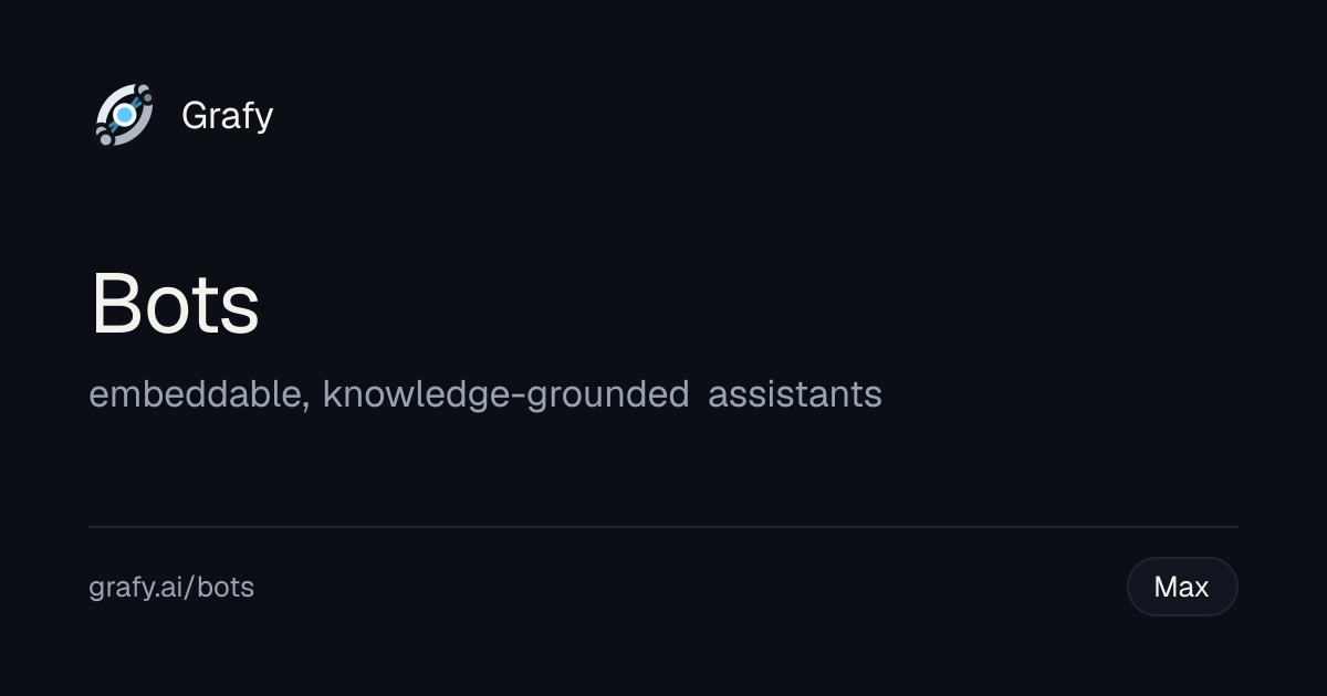 Bots on Grafy