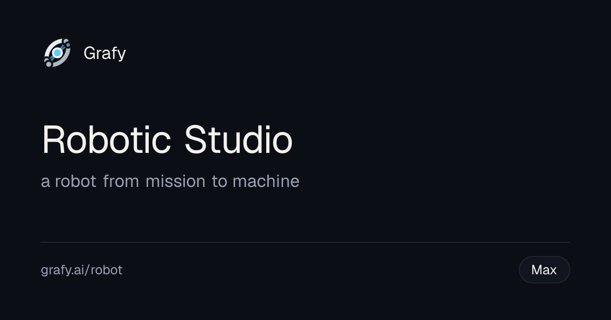 Robotic Studio on Grafy