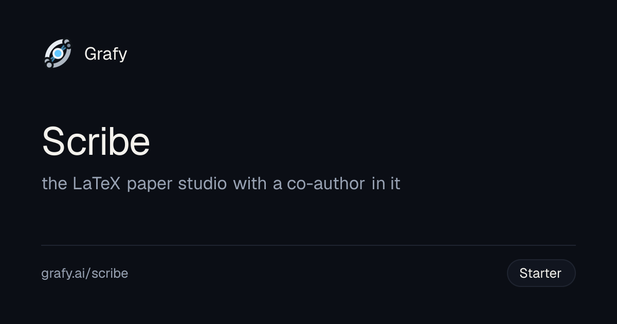 Scribe on Grafy