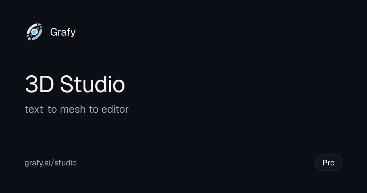 3D Studio on Grafy